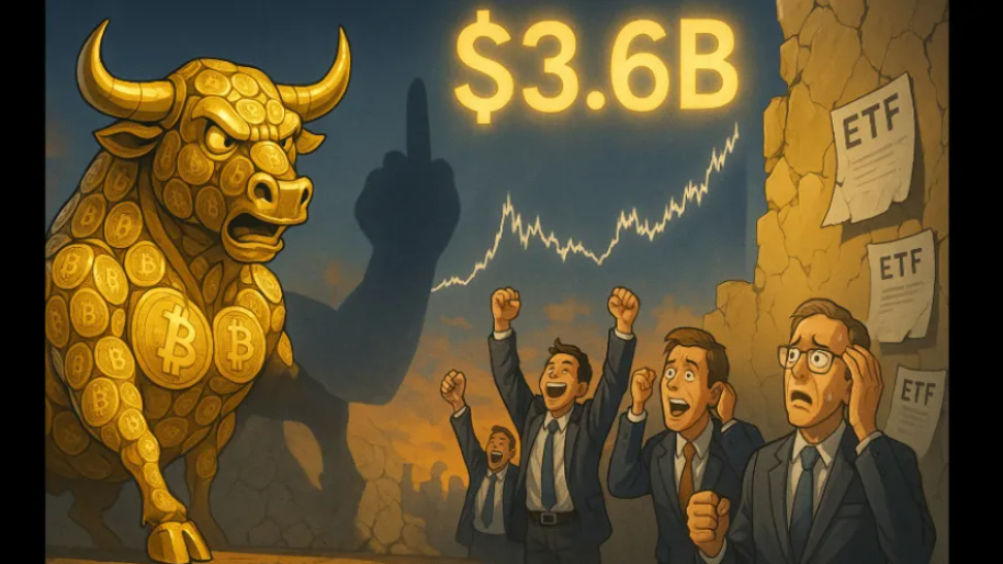 Wall Street’s New $3.6bln Bitcoin Bet Just Gave a Massive Middle Finger to the ETF Crowd…