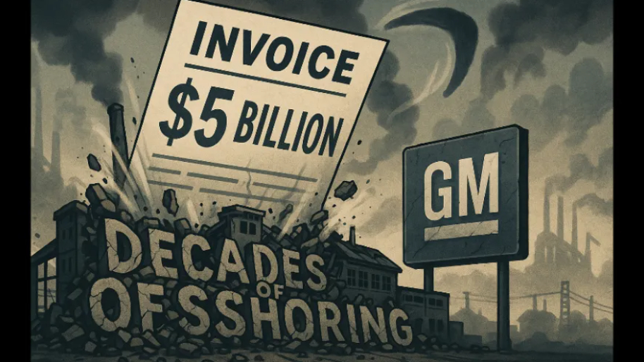GM's $5 Billion Bill of Horror Comes Due As Decades of Offshoring Backfires Spectacularly…
