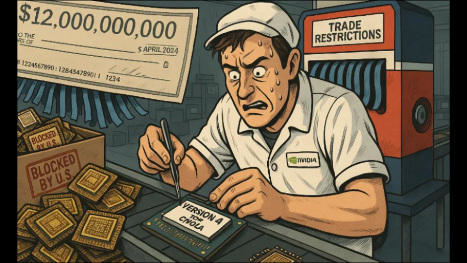 Nvidia Desperately Creates 4th Neutered Chip for China After U.S. Blocks $12 Billion Payday…
