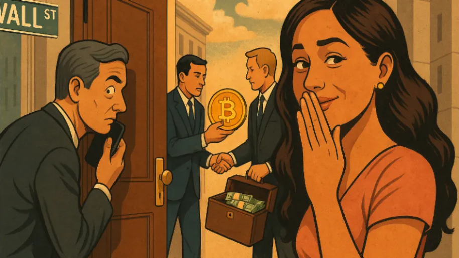 Wall Street’s “Secret” Bitcoin Bet Has Meghan Markle Energy… Loud, Leaked, and Oh So Intentional