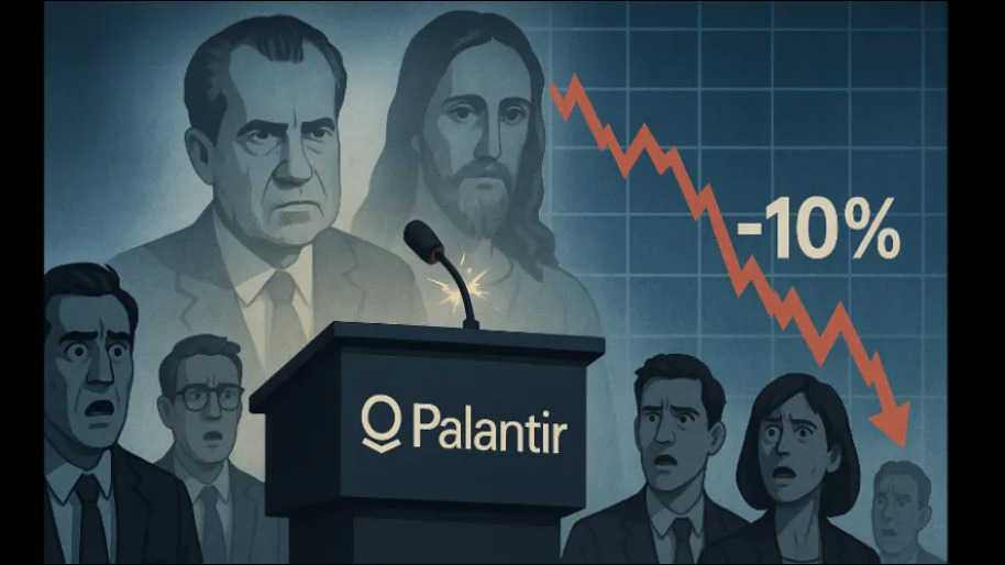 Palantir CEO Quotes Nixon and Jesus In Same Earnings Call, Wall Street Tanks Stock -10%...
