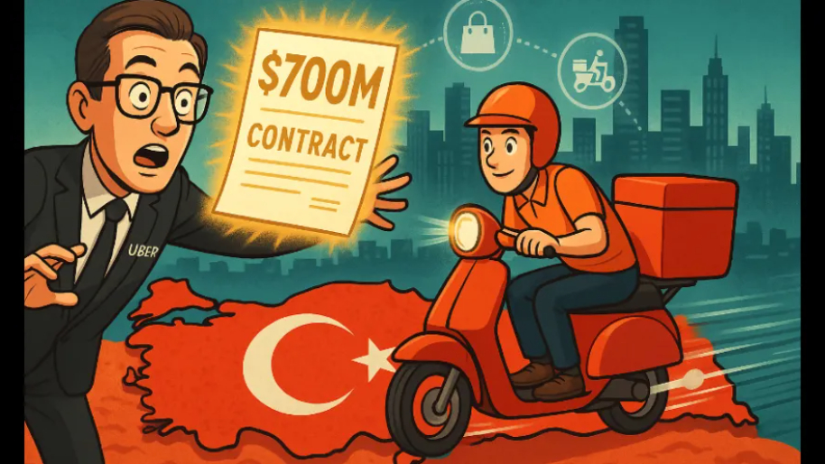 Uber Panic Buys Turkish Delivery Empire for $700 Million In Wake Of DoorDash’s $3 Billion Buyout…