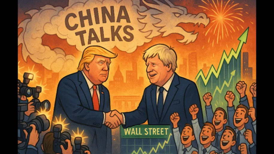 The Final Tally: Wall Street Interprets Trump’s UK Handshake As Foreplay For China Negotiations…