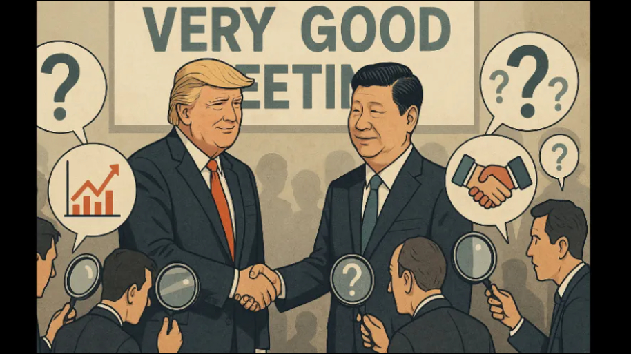 Trump Hails “Very Good Meeting” With China, Investors Scramble to Decipher Meaning…