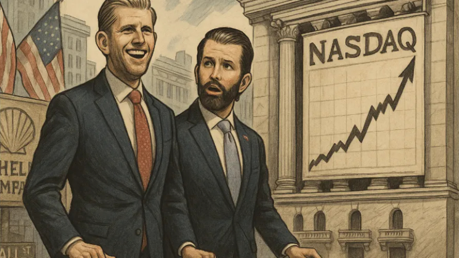 In 60 Days, The Trump Bros Took a Shell Company to Nasdaq… Here’s Why The Stock Exploded 454% TODAY