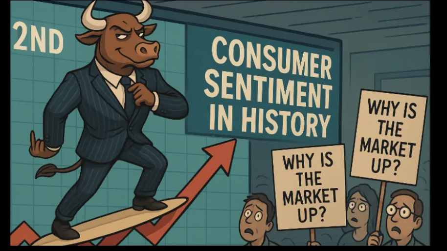 The Final Tally: Wall Street Throws Middle Finger to Second Worst Sentiment Reading In History…