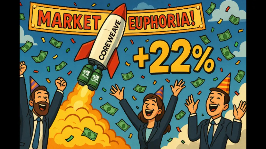 Market Euphoria Ensues As CoreWeave Explodes 22% After Massive Nvidia Stake…