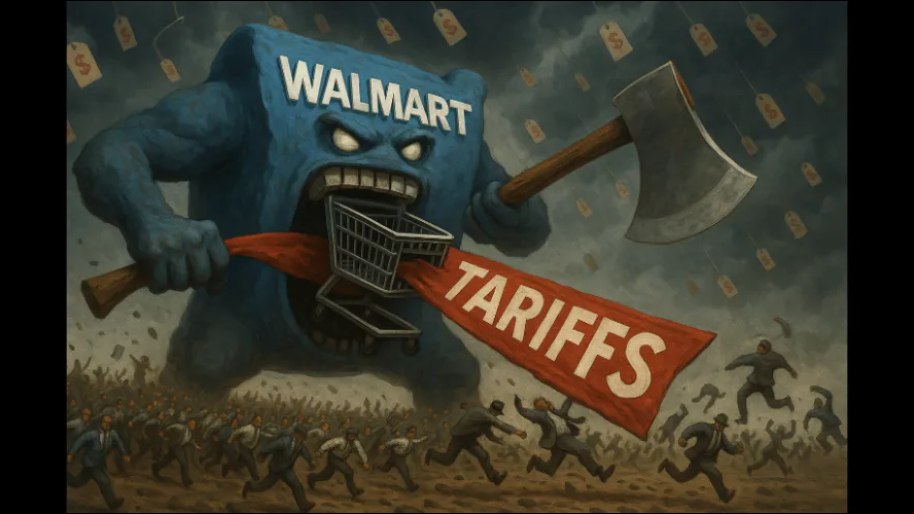Walmart Axe’s 1,500 Pour Souls In Brutal Attempt to EAT THE TARIFFS…