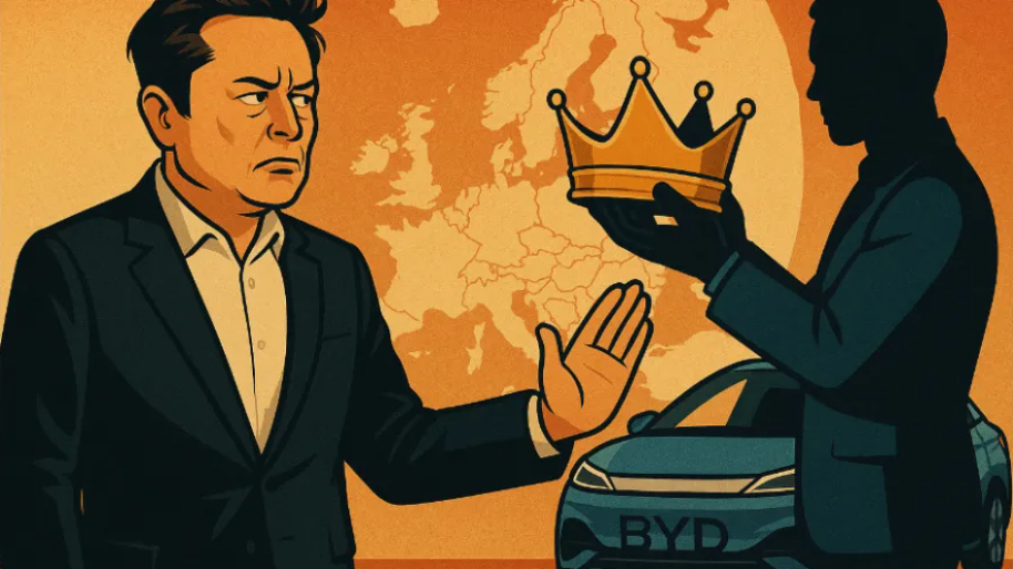 Elon’s in Denial, But China-Backed BYD Just Took His European Crown