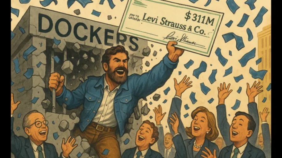 The Street Applauds As Levi Strauss Frees Itself From Dockers Prison, $311 Million Collected...