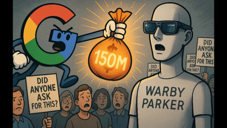 Google Throws $150 Million At Warby Parker to Resurrect Smart Glasses Nobody Asked For…