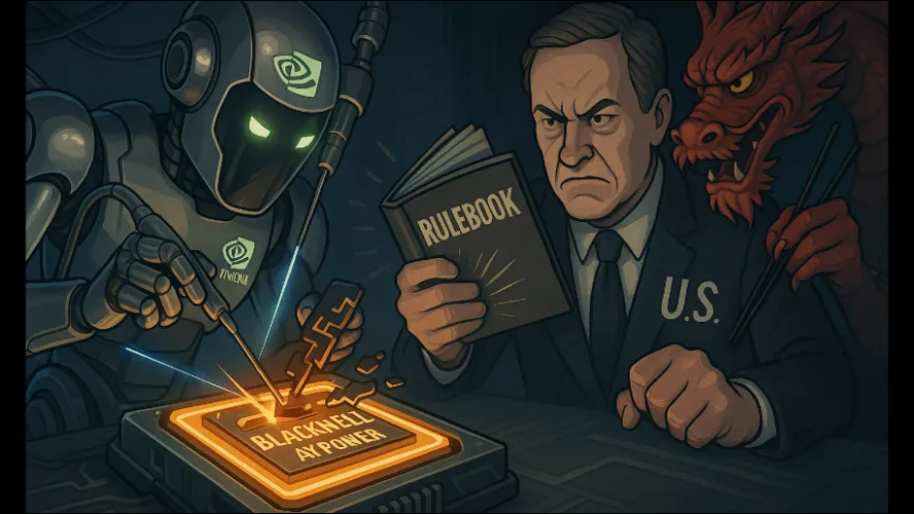 Nvidia Lobotomizes Blackwell Chips to Stiff U.S. Regulators and Feed The Red Dragon…