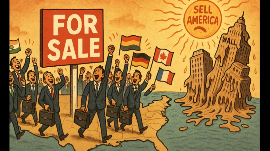 The “Sell America” Summer Is Here and Global Investors All Around Are Here For It…