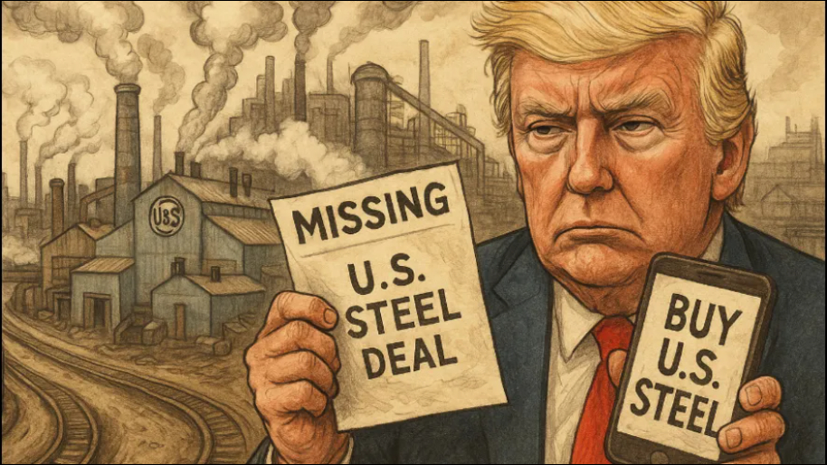 U.S. Steel Ripped 21% After Trump’s ALL CAPS tease… But the Paperwork Is Nowhere to Be Found