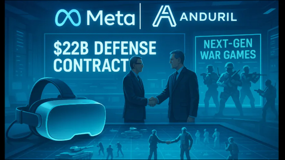 Meta & Anduril Partner Up to Tango with U.S. Military’s $22B VR War Toys…
