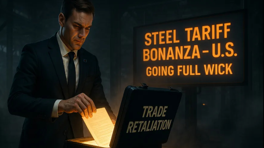EU Threatens to Go Full John Wick on Trump’s Steel Tariff Bonanza…