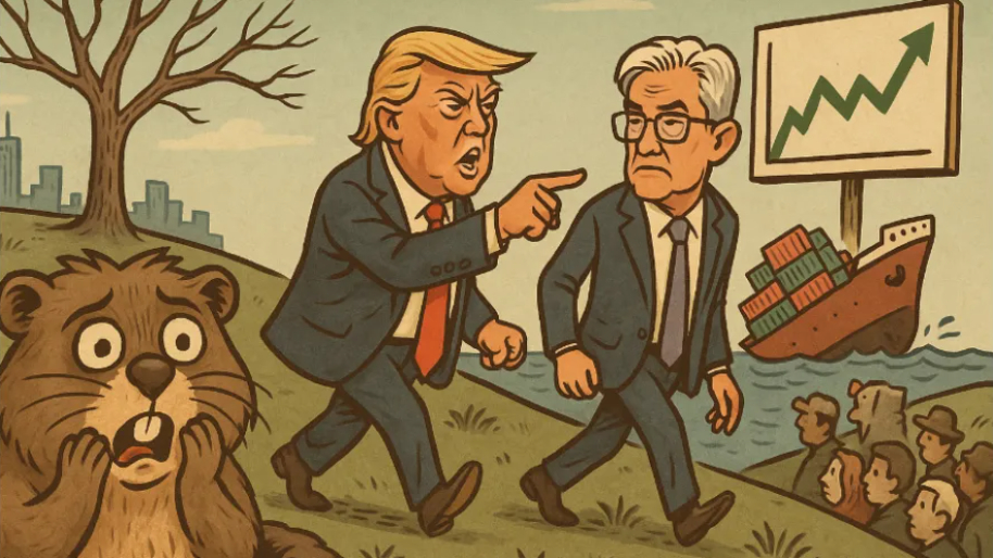 The Final Tally: PMI Screams Recession, Trump Blames Powell, 2009 Imports, Stonks Up (Groundhog Day)