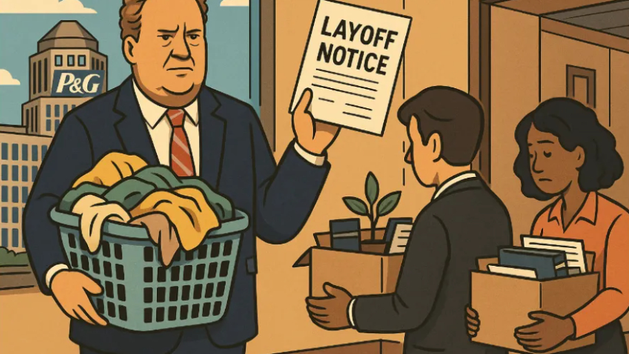 P&G’s CEO Says You’re Doing Less Laundry… So They’re Doing Less Employment