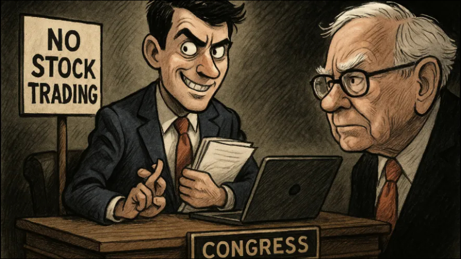 He Promised to Ban Stock Trades in Congress… Then Out-Traded Buffett’s Last 50 Years in 6 Months