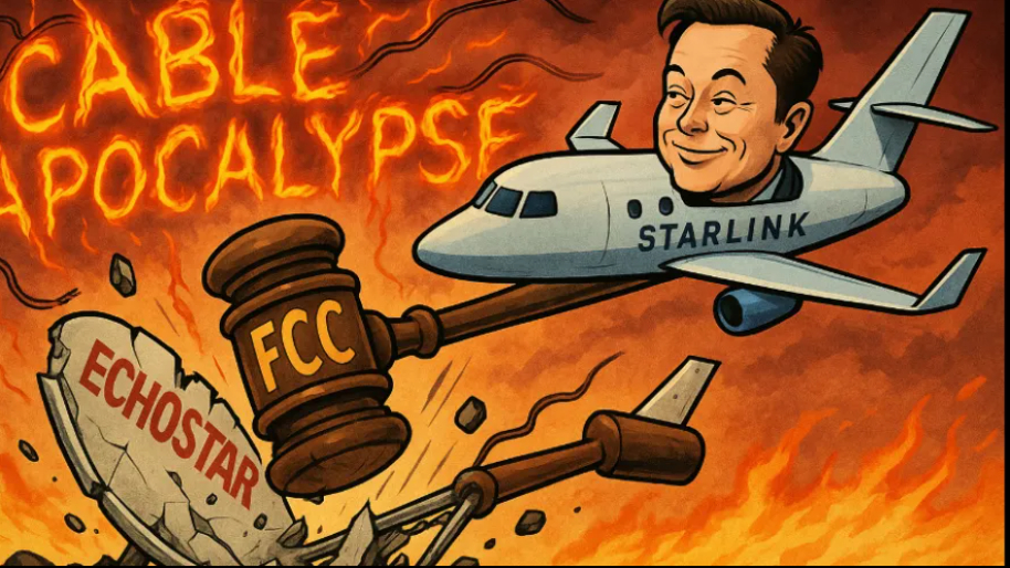 The FCC & Elon Musk Trigger Cable Apocalypse for EchoStar Shares—Bankruptcy Is Looming…
