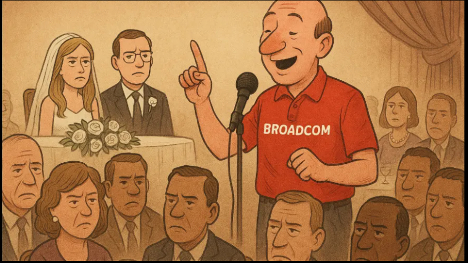Broadcom Nailed the Punchline… But the Mic Was Off and Wall Street Wasn’t Laughing