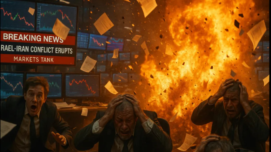 Markets Eat Dirt as Israel-Iran Situation Blows Up In Investors Faces (Literally)...