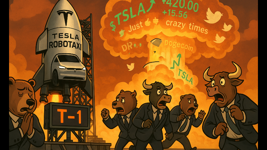T-Minus One-Day Until Tesla’s Robotaxi Launch Decimates Bears Or Obliterates Bulls…