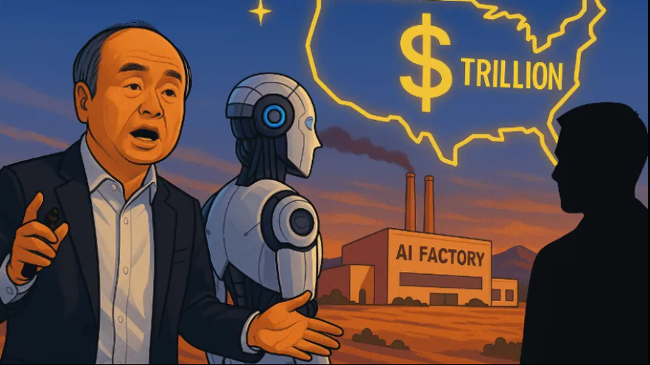 SoftBank’s $1 Trillion AI Factory Vision Sounds Delusional… Until You See Who Might Be Backing It