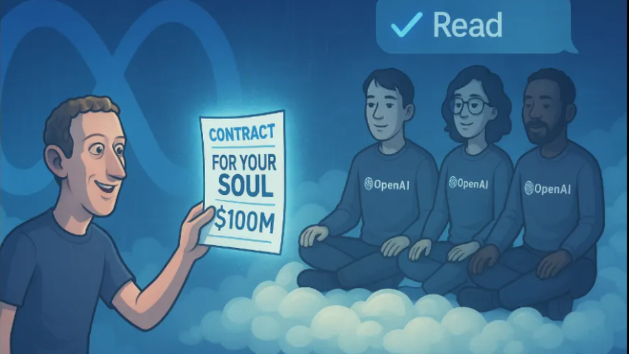 Meta Tries to Buy OpenAI Souls with $100 Million Bonuses, Gets Left On Read (Allegedly)