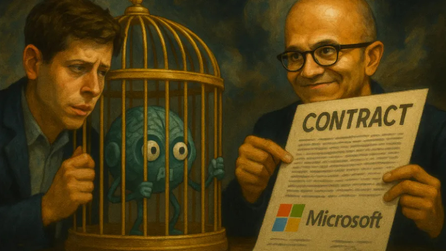 Altman Wants to Free OpenAI… But Microsoft’s Fine Print Could Set Off a Fight for AI’s Future