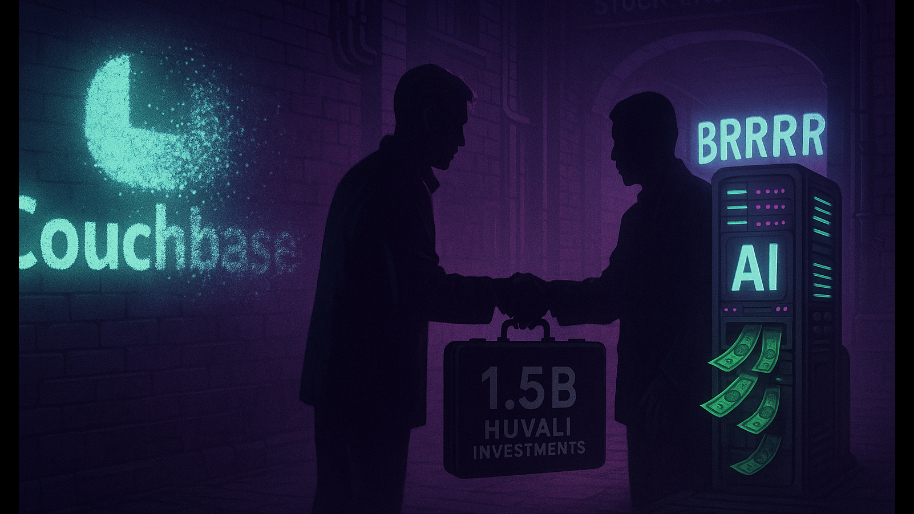 Couchbase Set to Ghost Public Markets with a $1.5B Payday from Huvali Investments (AI Goes Brrrr)