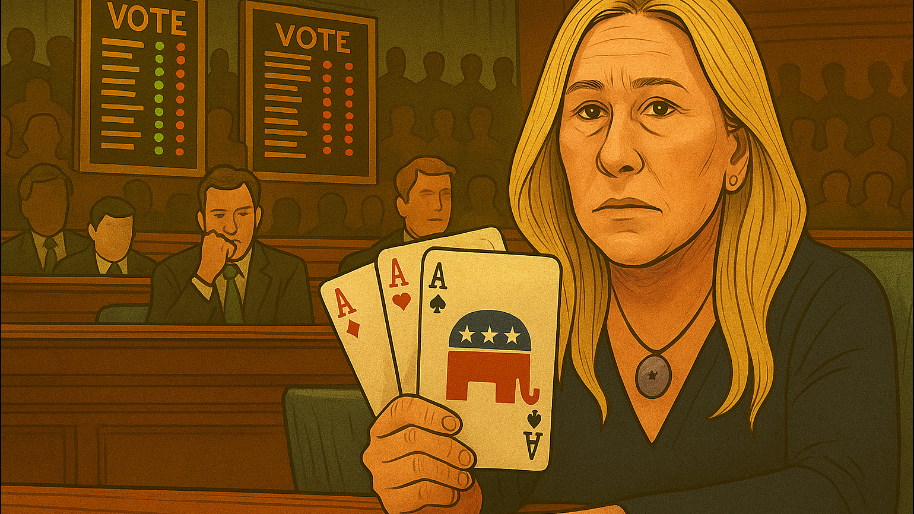 Gilead Might’ve Cured HIV… But Marjorie Taylor Greene’s $15K Bet Could Get Wrecked by Her Own Party