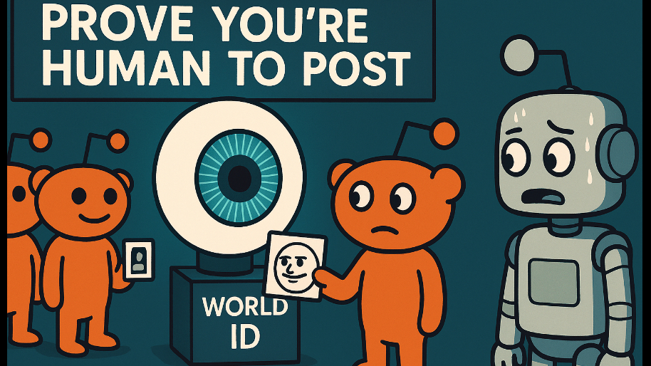 Reddit Set to Adopt World ID Retina Scans to Battle AI Bot Infestation...