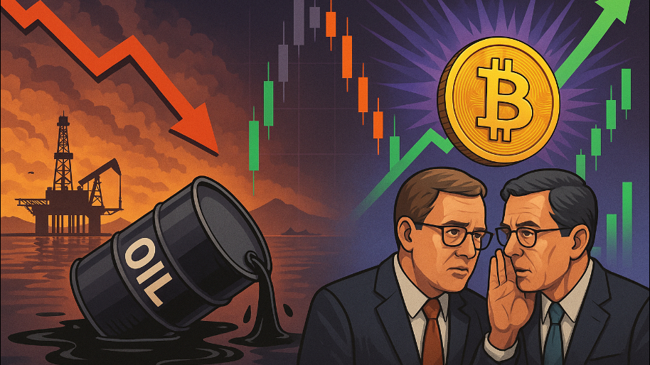 Oil Crashes on “Strait” Delusion… Crypto Soars Because Two Senators Whispered the Magic Word