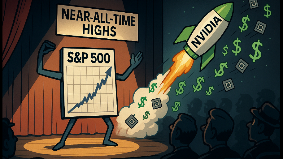 S&P 500 Flirts with All-Time Highs, Wall Street Yawns and Moons Nvidia Instead…