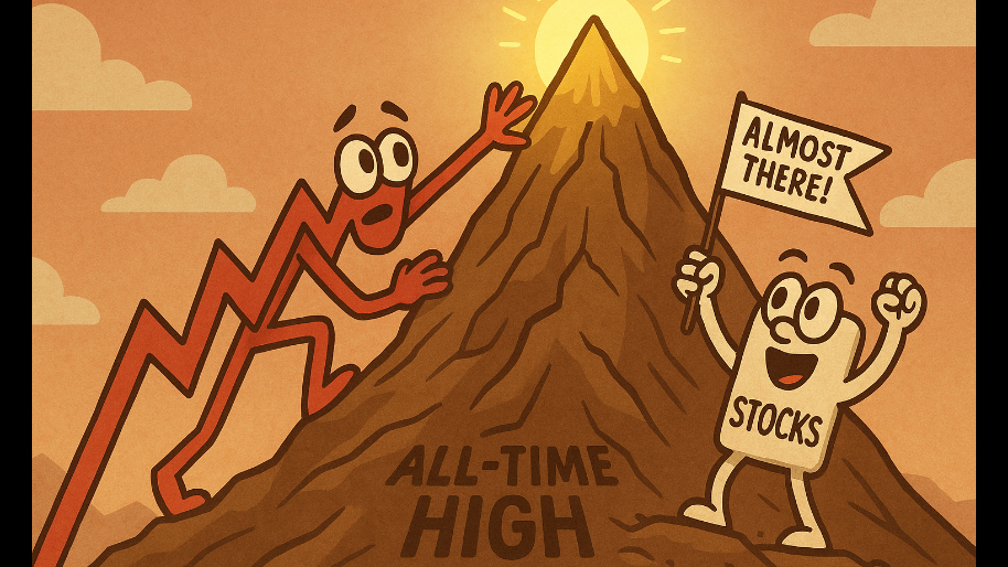 Stocks Edge Higher as S&P 500 “Almost” Nails New All-Time Record…