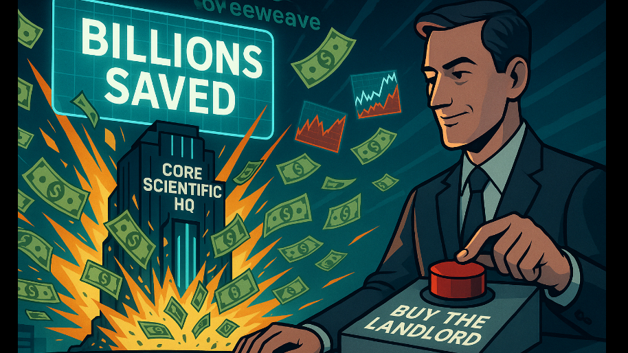 Core Scientific Detonates As CoreWeave Realizes It Can Save Billions By Buying the Landlord…