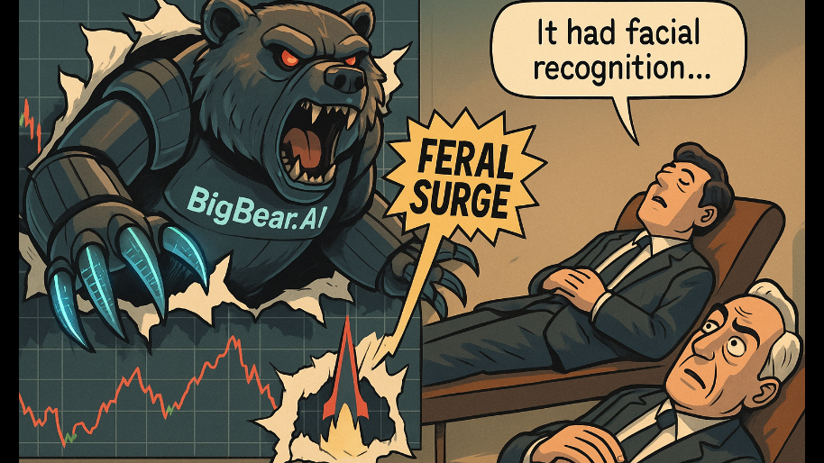 BigBear.AI Stock Goes Feral, Biometric Face Scanning Deal Sends Shorts to Therapy…