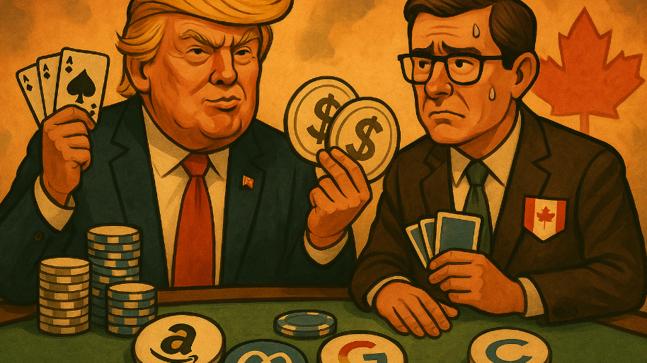How Trump’s Bluff Forced Canada to Cancel a $5.3B Tax That Would’ve Hit Amazon, Meta, and Google