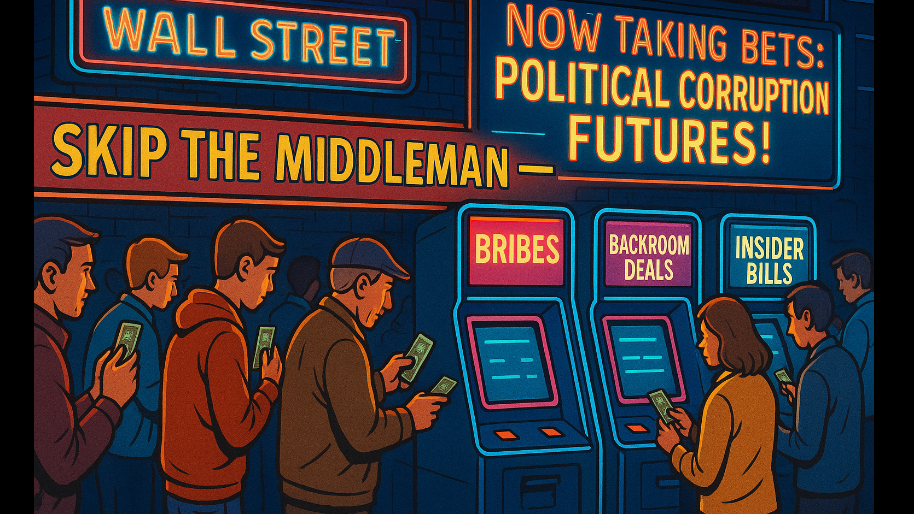 Wall Street Cuts Out the Middleman, Allowing Retail Traders to Bet on Political Corruption Directly