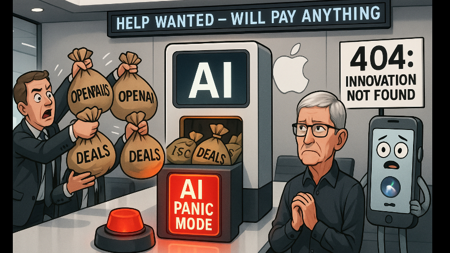 Apple’s New AI Pivot Is Officially a Screaming Cry for “Help” (If You Can’t Build It, Bribe It)