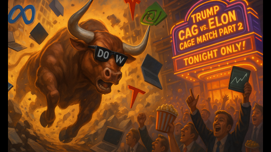 The Final Tally: Dow Goes Sicko Mode, Tech Gets Dumped (PLUS: Trump vs. Elon Cage Match Pt. 2)