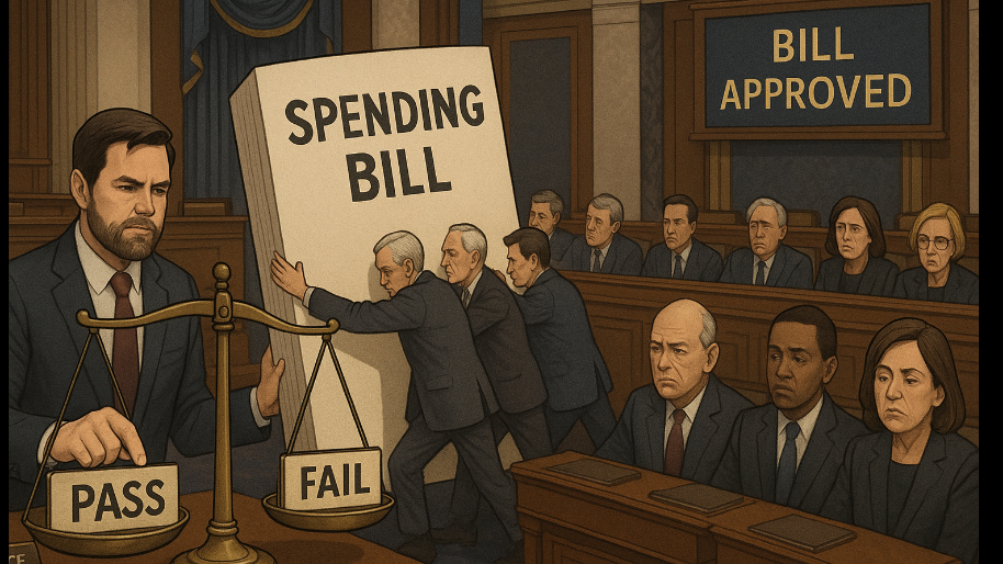 Senate Drags Trump’s Big Bill Over the Line, Vance Tips the Scales, Democrats Weep…