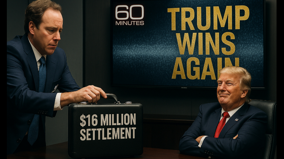 Trump Wins Again as Paramount Funnels $16 Million in Groveling Fee over 60 Minutes Butchering…