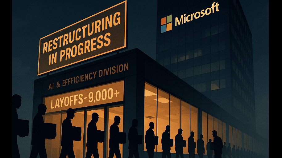 Microsoft Kicks 9,000 Pour Souls to the Unemployment Line, Corporate Culling At Its Finest…