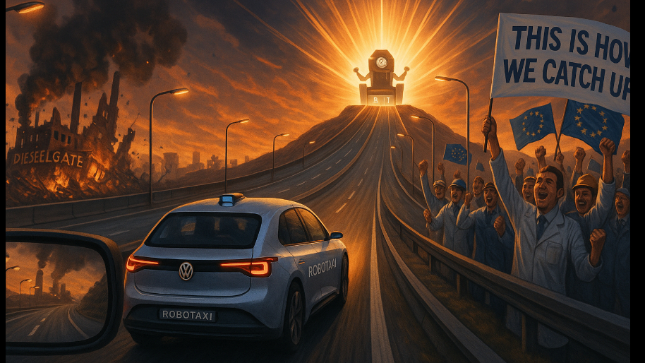 The House of Dieselgate Guns for the Robotaxi Thrown (This Is How Europe Catches Up... Allegedly)