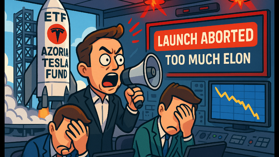 Azoria Aborts Tesla ETF Launch Because Elon Can’t Keep His Mouth Shut…