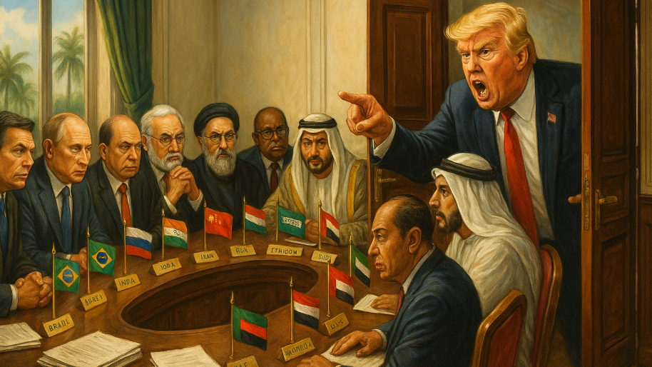 Trump Crashes BRICS Meeting As They Plot the Biggest Challenge Yet to U.S. Economic Dominance