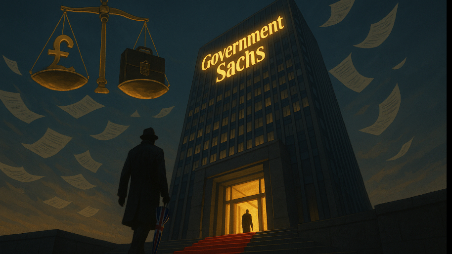 Goldman Sachs Holds Up Its “Government Sachs” Initiative After Hiring Former Britain PM…