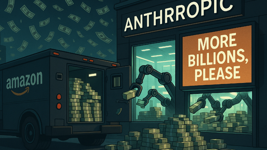Amazon Can’t Stop, Won’t Stop Backing Up The Brinks Truck For Anthropic (More Billions, Please)